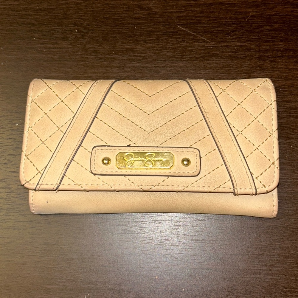 Jessica Simpson beige wallet